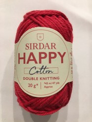 Sirdar "Happy" Cotton DK - Cherryade 754