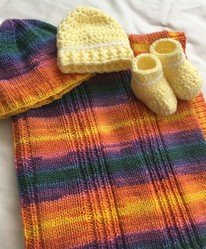 Baby Blanket Rainbow