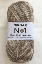 Sirdar Stonewashed Aran - 802 Sanded Oak
