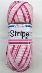 King Cole Stripe DK - Pink Stripe