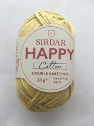 Sirdar "Happy" Cotton DK - Buttercup 771