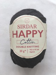 Sirdar "Happy" Cotton DK - Liquorice 775